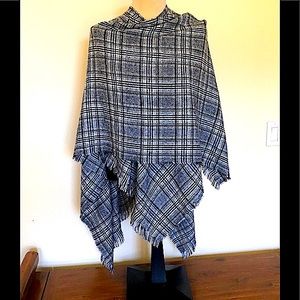 Altare Plaid Knit Wrap